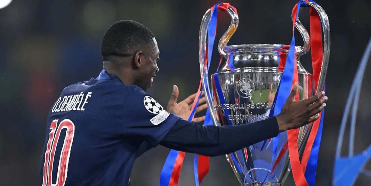 Among the Previous 10 Treble-Winning Teams, Only Messi Won the Ballon d'Or; Dembélé Becomes the Second in History
