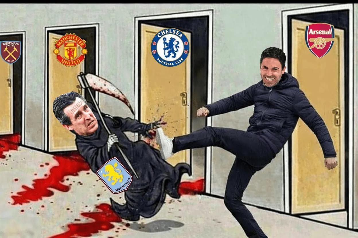 गनर्स से एवे हार ने एस्टन विला की सभी प्रतियोगिताओं में 11-गेम जीत की लकीर को समाप्त किया