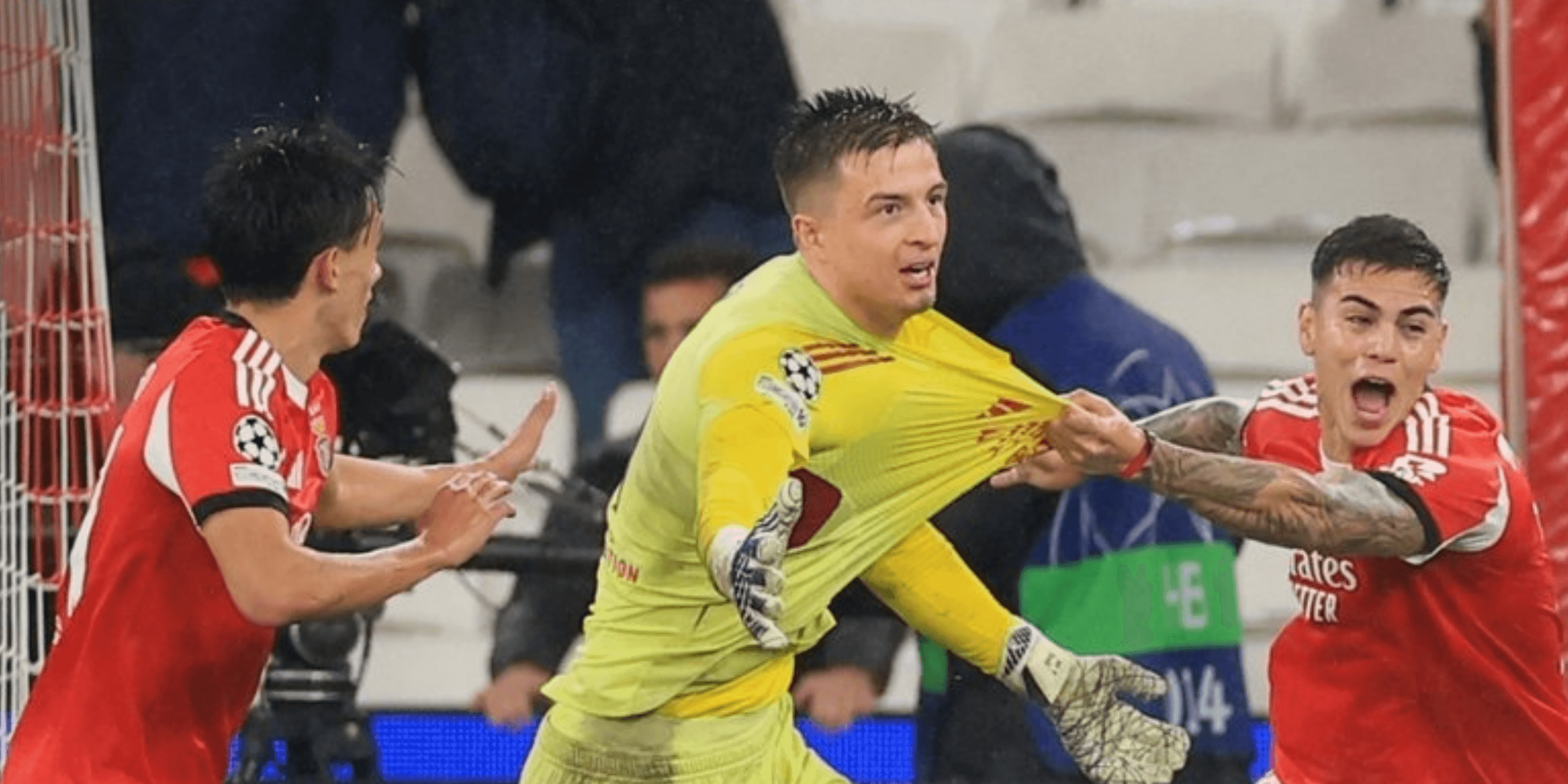 বেনফিকার গোলকিপার ত্রুবিন লাস্ট মিনিটে গোল করে বেনফিকাকে চ্যাম্পিয়ন্স লিগ নকআউট প্লে-অফে পাঠালেন!